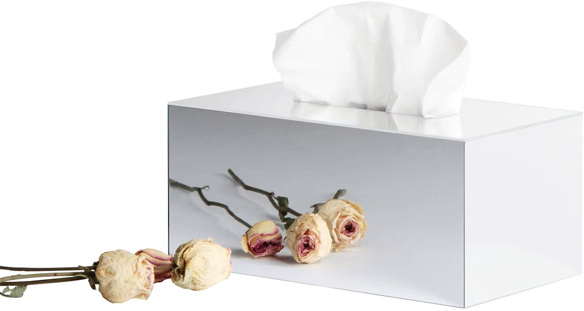 طراحی جای دستمال کاغذی با پلکسی گلاس