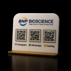 استند کیو آر کد (Qr code) سه تایی ساده