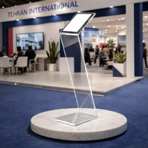 استند ایستاده پلکسی گلاس z شکل